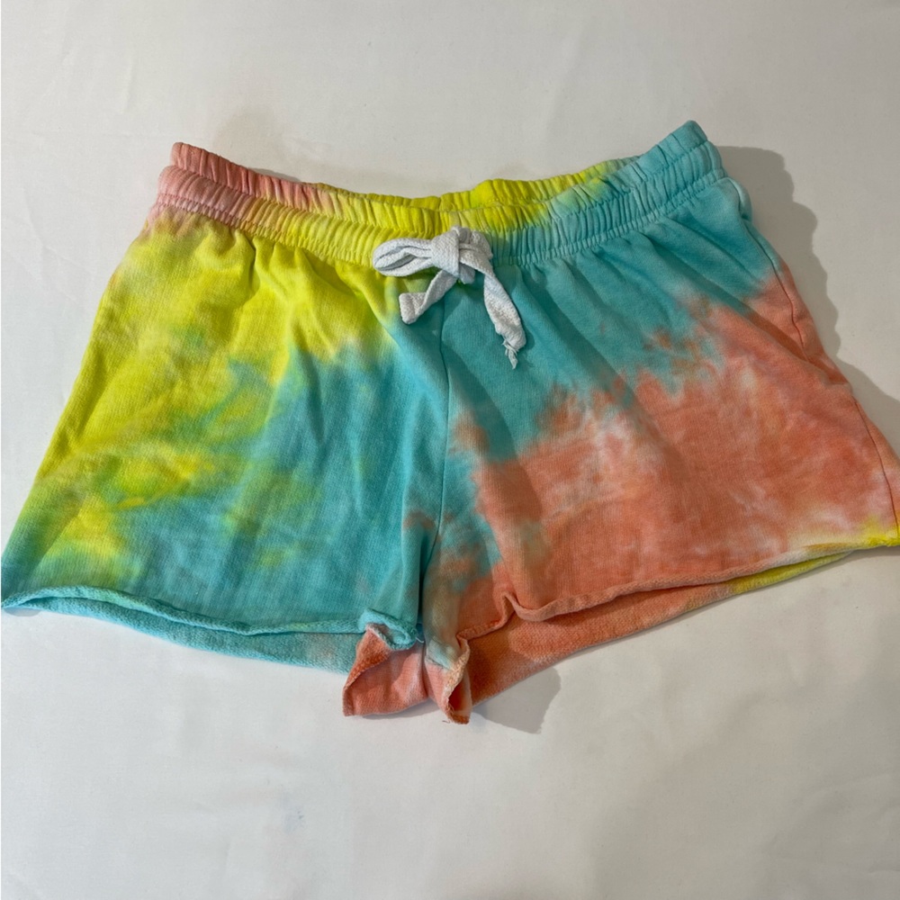 HOT KISS,  Shorts , women’s size M , good condition, preowned tie dyed